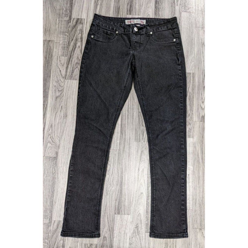 (3/$35) Mossimo Supply Co Juniors Size 11 Skinny Black Denim Jeans Leggings